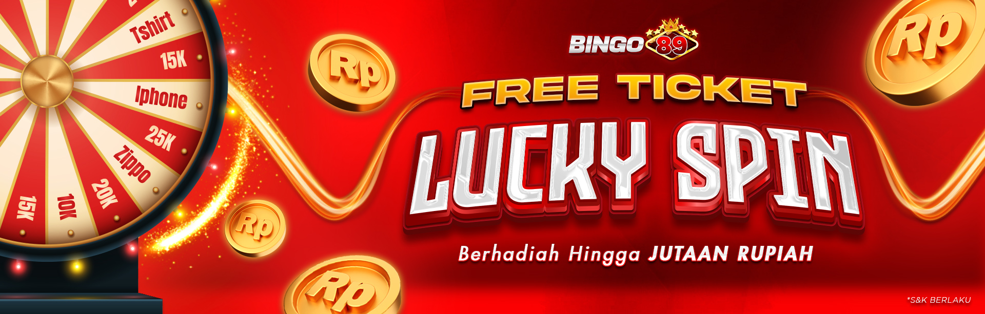 Free Lucky Spin Ticket 
