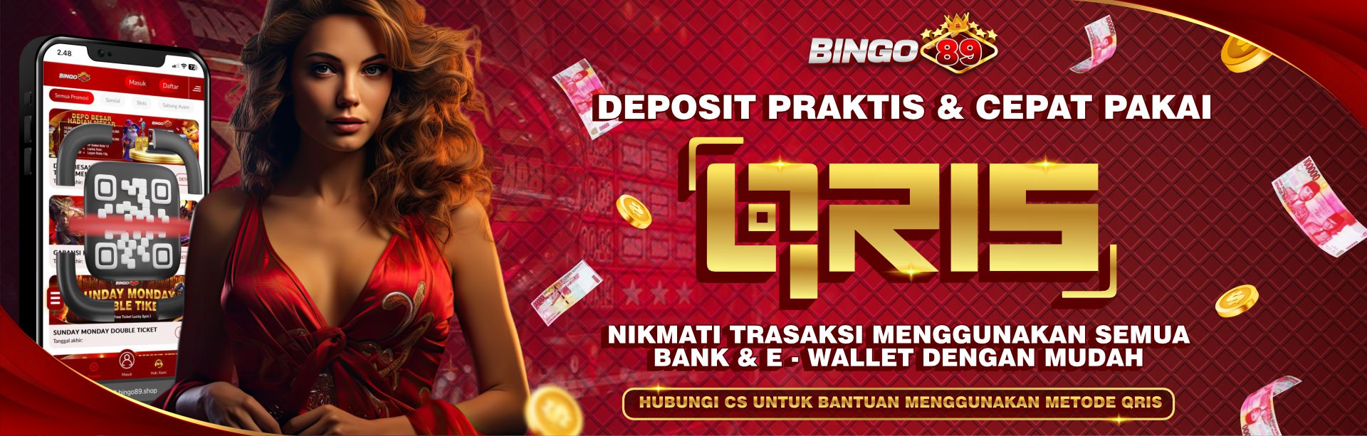 DEPOSIT PRAKTIS MENGGUNAKAN QRIS