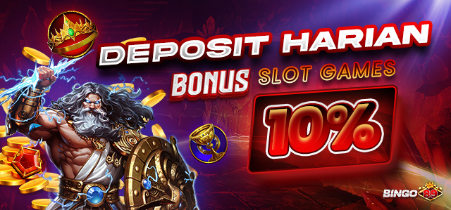 Bonus Deposit Harian SLOT 10%